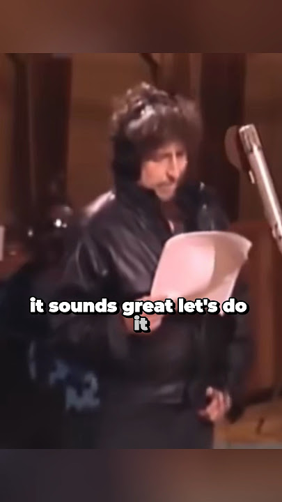 Bob Dylan, Quincy Jones & Stevie Wonder interaction while recording 'We are the world'. Priceless