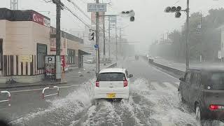 ゲリラ豪雨の瞬間