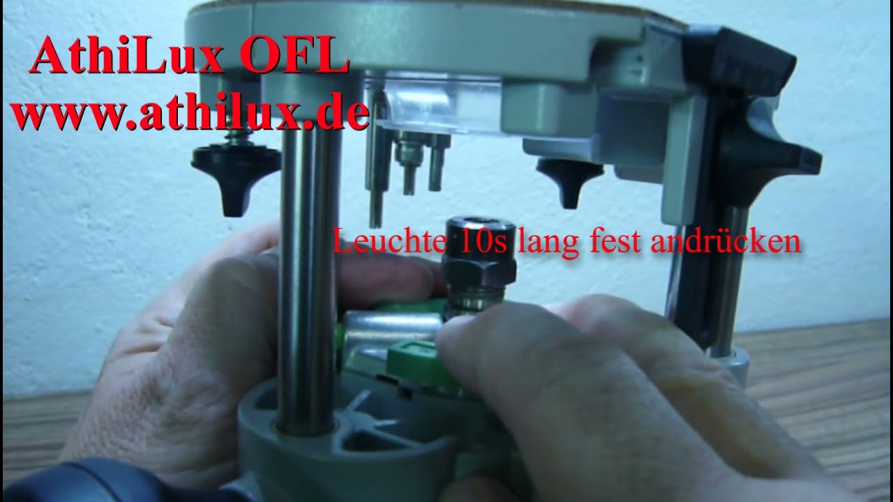 Oberfräse, Leuchte für Oberfräse, Lichtmodul, Athilux OFL