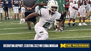 Semaj Morgan Highlights, Report From Season Opener | Recruiting | Michigan Football | The Wolverine