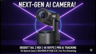 OBSBOT Tail 2 Review | Worth It? 4K 60FPS AI Tracking PTZR Camera