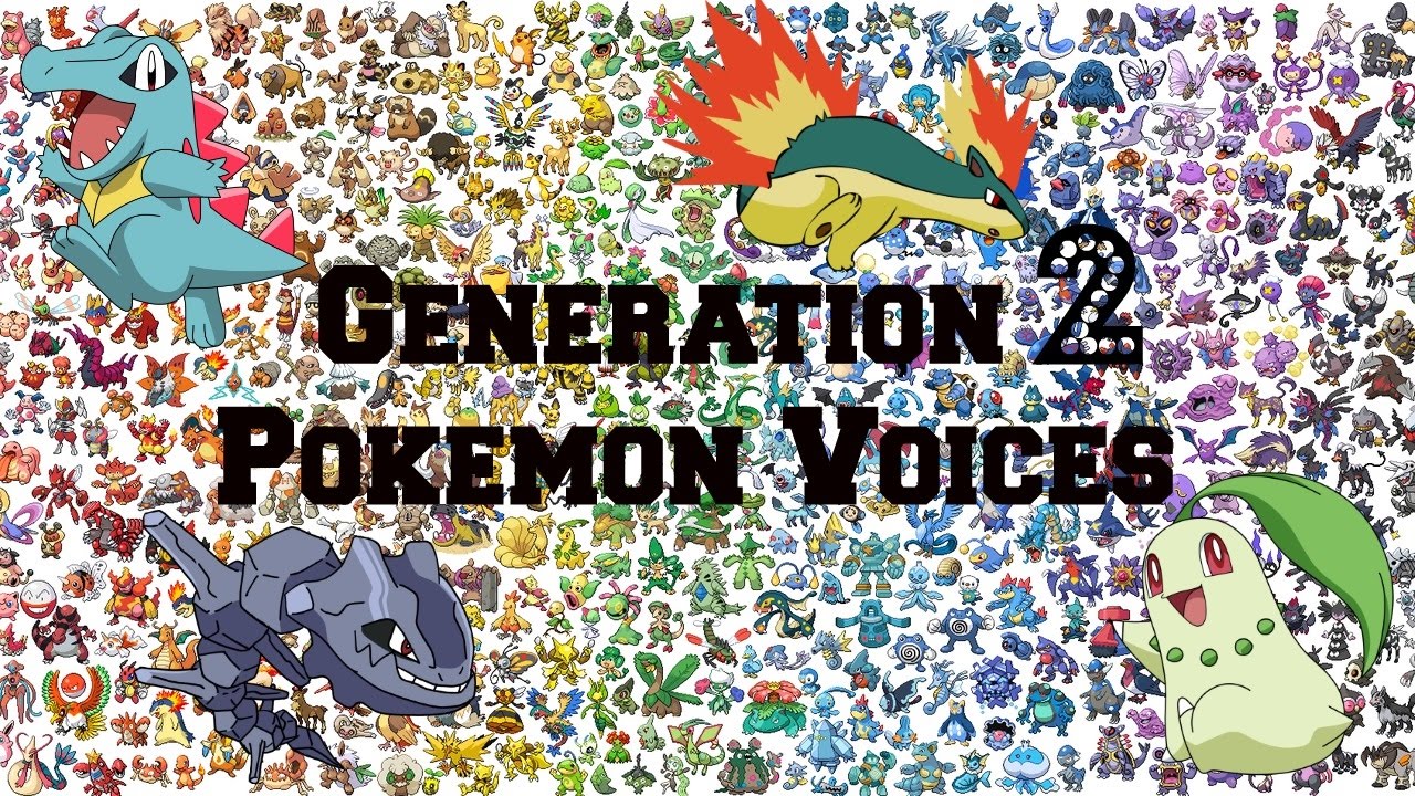 pistol Elektriker røg Pokemon | All Generation 2 Pokemon Voices/Impressions/Cries - YouTube