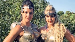 The Amazons Workout Brooke Ence & Jenny Pacey Justice League Wonder Woman