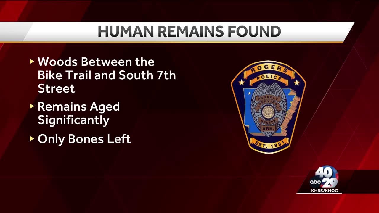 Kids discover human skull near Rogers bike trail, prompting
