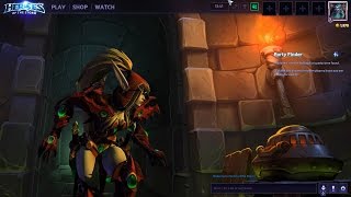 Valeera main menu background screen and tryout. Shadow of the Uncrowned. Heroes of the Storm