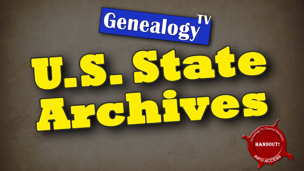 How to Research at U S State Archives Digital Collections 