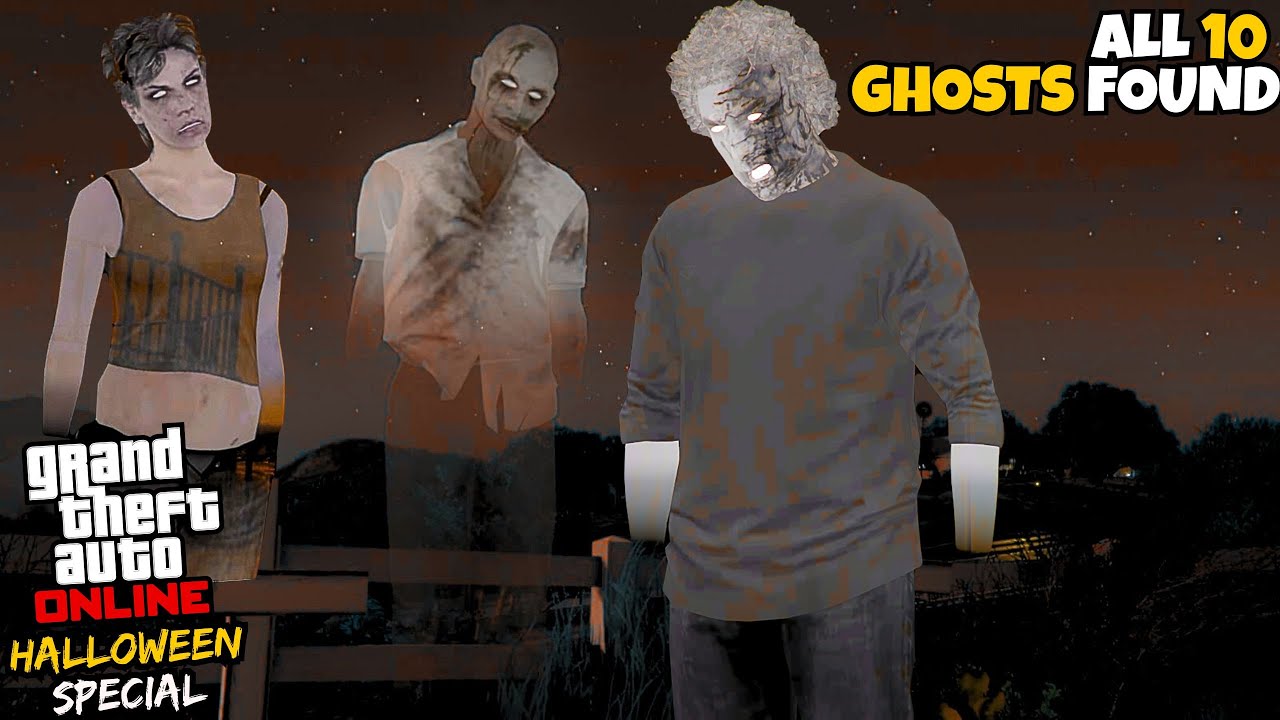 Все 10 призраков в GTA Online: путеводитель по времени и месту (событие на Хэллоуин)