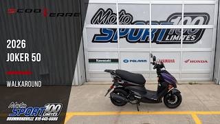 Scootterre Joker 50 2026 | Scooter 50cc chez Moto Sport 100 Limites à Drummondville