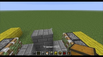 Minecraft 1.5- Easy Trap with Trapped Chest- Tutorial