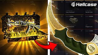 HELLCASE GAVE ME KARAMBIT LORE IN THE VERY EXPENSIVE CASE! - Hellcase Promo Code 2025