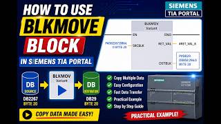 Siemens TIA Portal BLKMOV Block Explained | How to Use BLKMOV in S7-1200/S7-1500 PLC