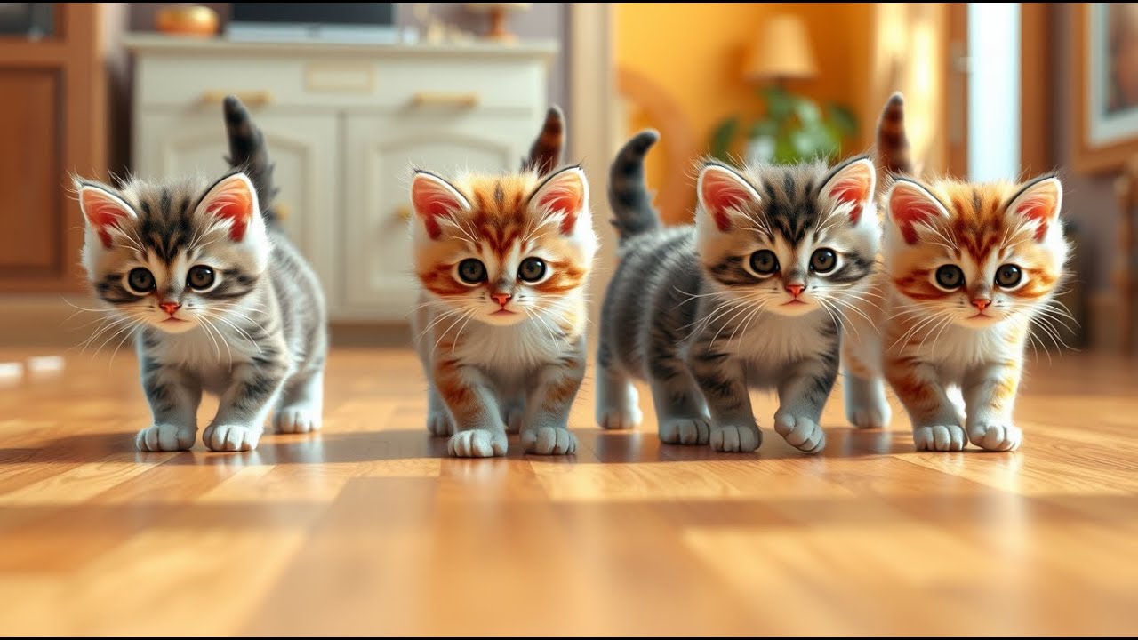पाँच छोटे बिल्ली के बच्चे 🐾🐱✨ Five Little Cats