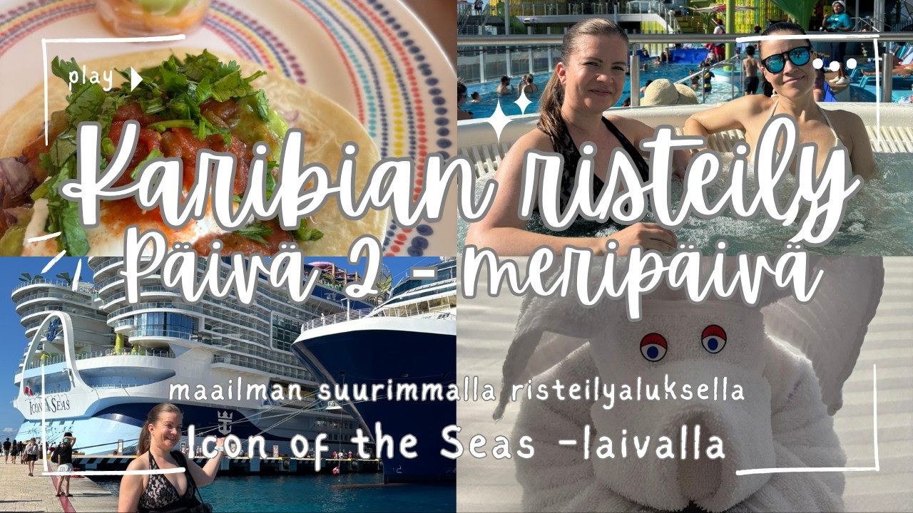Icon of the Seas - päivä 2 - meripäivä Suomessa rakennetulla, maailman suurimmalla risteilyaluksella