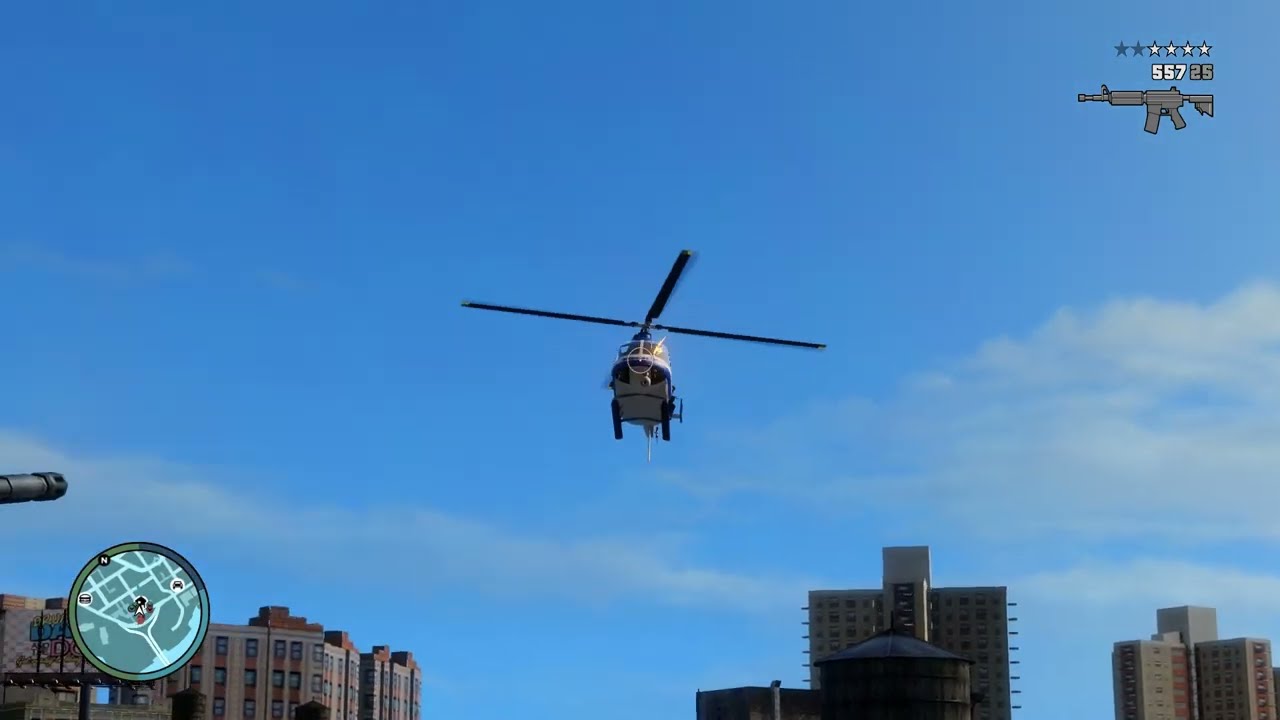 GTA IV - 6 Star Wanted Level - Sniping Cops