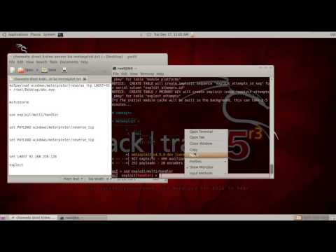 How create server on metasploit