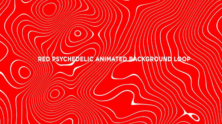 Psychedelic Night Cyberpunk Neon Background | No Sound 4K