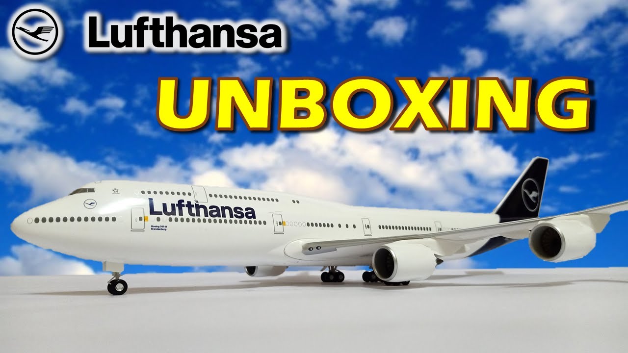 Hogan Wings Lufthansa Boeing 747-8I D-ABYA Unboxing & Review (not much on the latter)