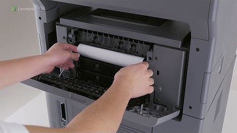 MS82x/MS725/MS82x/MX82x Series—Paper jam in the 4-bin mailbox