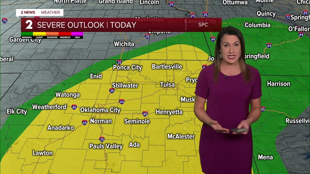 Severe Storms Possible Late this Afternoon and Evening - YouTube