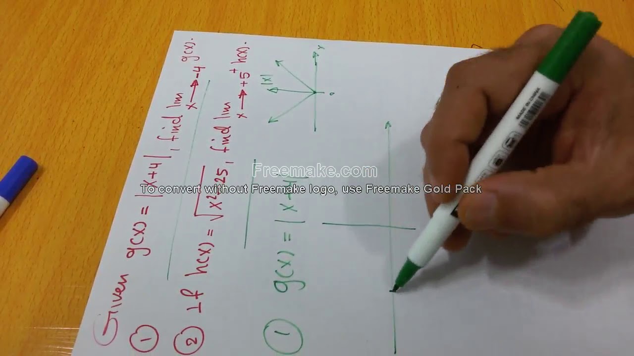 How to find the limits from a graph? Part 2   كيفية أيجاد غاية الدالة من الرسم؟ ألجزء 2