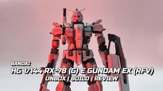 [REVIEW] BANDAI - HG 1/144 RX-78 (G) E GUNDAM EX (RFV) - NETFLIX SERIES