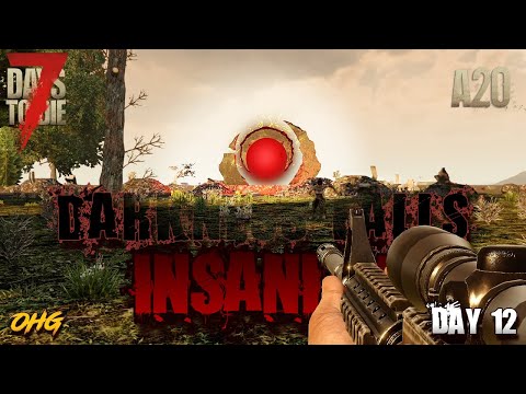 Demon Portal | Darkness Falls Insane Feral Sense | 7 Days To Die Alpha 20 | Insanity Day 12