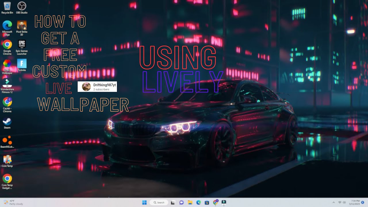 How To Get A Custom Live Wallpaper YouTube How To Get A Custom Live Wallpaper YouTube