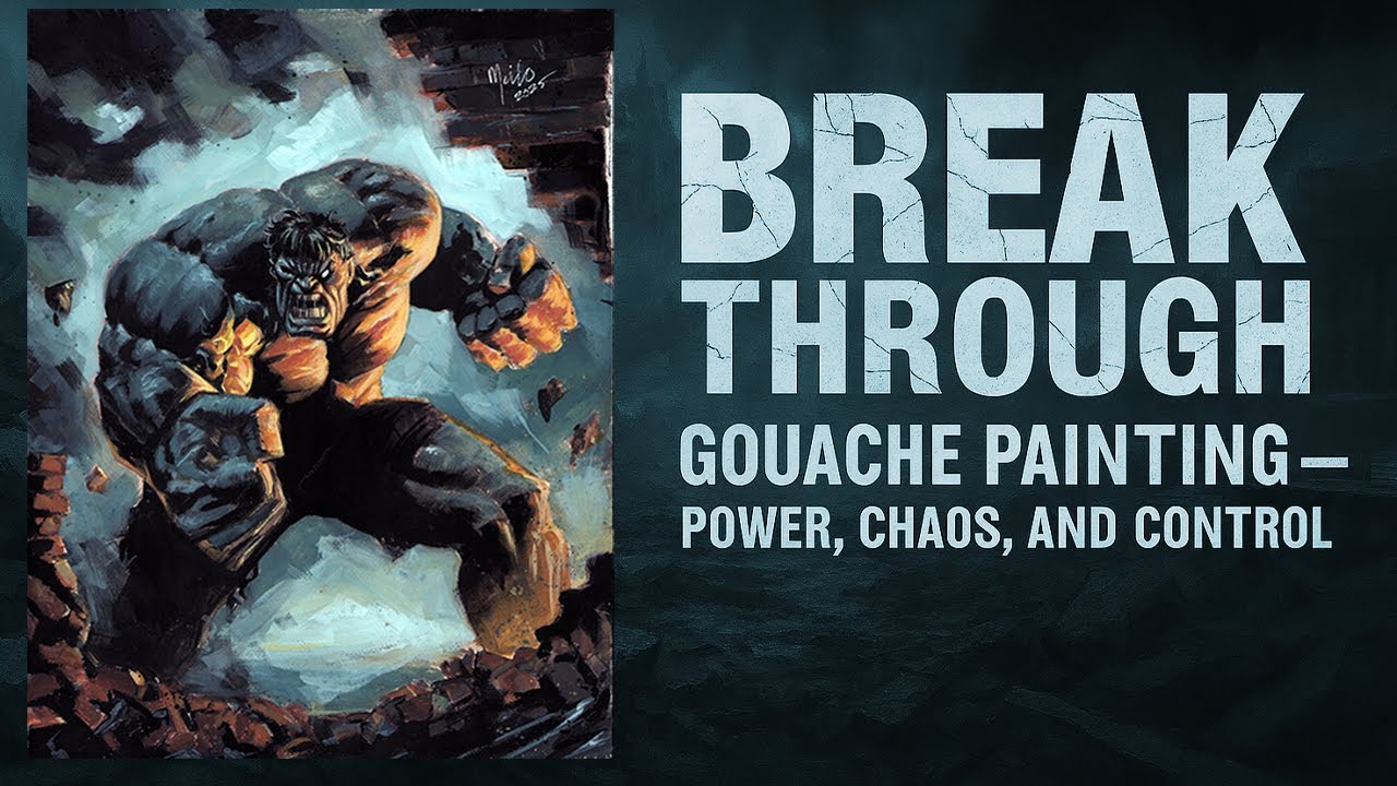 Hulk Gouache Painting & My Journey of Faith