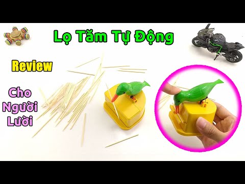 Video Trên tay hộp đựng tăm tự động, xỉa răng cũng lười :)) - youtube