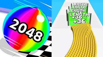 Ball Run 2048 Vs Bullet Army Run | All Level Gameplay Walkthrough Android.iOS New Update!