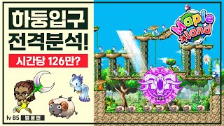 메이플랜드, 제자리 딸깍 TOP 사냥터🔥피로도가 없다? (하둥 로어)