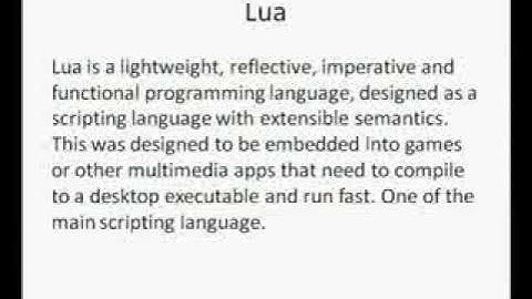 Game Programming Languages for PLDC (SLIIT 3rd year) - Part 4