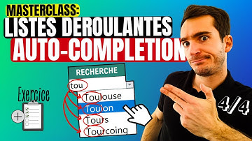 Excel : créer une LISTE DEROULANTE avec AUTO-COMPLETION (saisie semi-automatique - Masterclass 4/4)