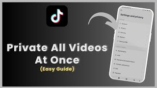 How To Make All Tiktok Videos Private At Once 2025 Working