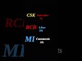 RCB CSK MI SUPPORTS