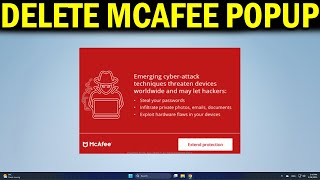 How To Delete PC App Store McAfee Pop up
