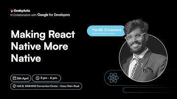 Going Native: Turbo Modules in React Native | Hardik Srivastava | React & React Native Meetup