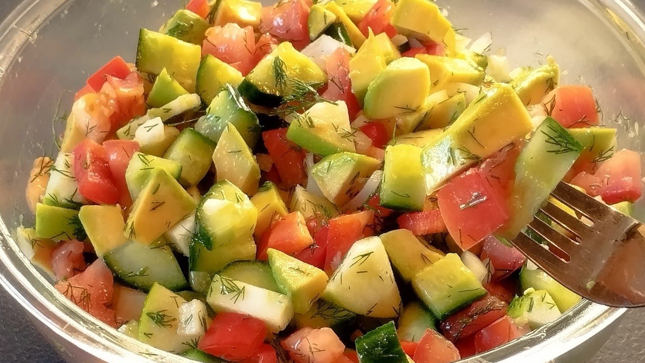 Healthy Avocado Apple Salad Recipe + Easy Light Lemon Salt Dressing
