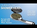 Triton shower heads  duraflow shower head five spray patterns
