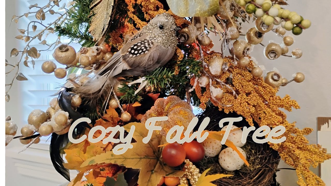 Decorating My Cozy Fall Tree || Aldi's Trip With Haul 2025