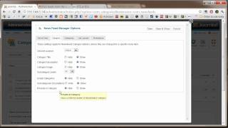 News Feeds in Joomla 2.5
