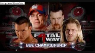 WWE Fatal 4 Way Match for the WWE Championship