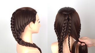 Quick open hairstyle for summer | Hair style girl | Braided hairstyle | New hairstyle 2021