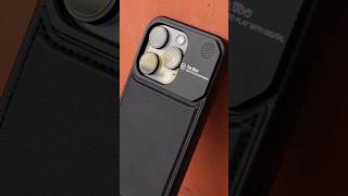 Full Black I phone 15 pro max leather case shortvideo unboxing phone smartphone smart