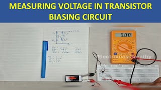 2 Checking Voltage In Transistor Biasing Circuit With Multimeter