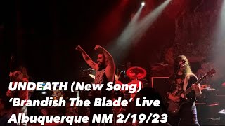 UNDEATH (New Song) ‘Brandish The Blade’ Live El Rey Theater Albuquerque NM 2/19/23