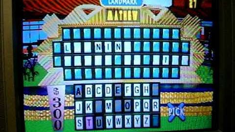 Wheel of Fortune 2nd Edition Playstation Run Game 22 Part 2