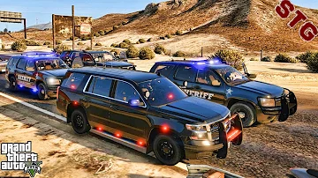 UNMARKED TAHOE| SHERIFF MONDAY PATROL!!!| #154 (GTA 5 REAL LIFE PC POLICE ROLEPLAY MOD)