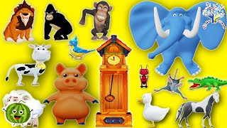 🦁🐘 Animal Sounds Song! | Learn Animal Names and Noises! 🎶✨| Live 1 Hour | EduFam