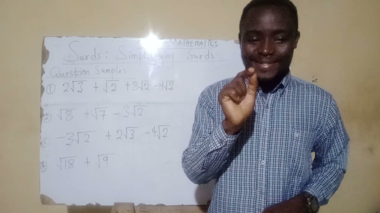 Surds ( simplifying surds without calculator)